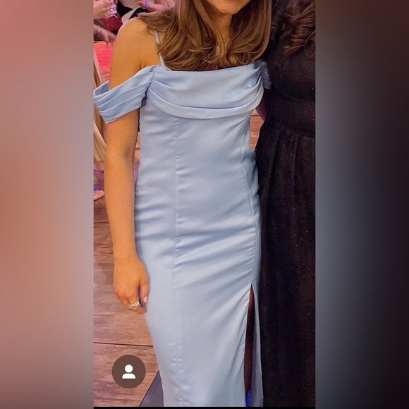 NWOT Majorelle Jane Gown in French Blue dress - Picture 8 of 8